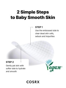 COSRX – One Step Green Hero Calming Pad – Dischete tonice calmante cu textura dubla pentru ten sensibil - Img 6