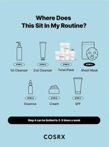 COSRX – One Step Moisture Up Pad – Dischete tonice hidratante pentru ingrijirea rapida a tenului - Img 7