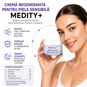 Crema regeneranta pentru piele sensibila Medity+