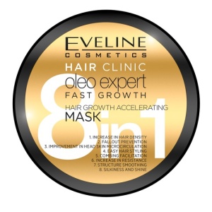 Masca stimulare crestere par Eveline Hair Clinic Oleo Expert Fast Growth 8 in 1