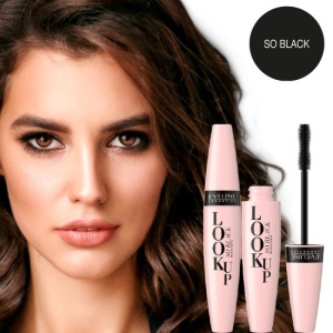 Mascara Eveline Look Up - So Black, pentru volum si separare - Img 5