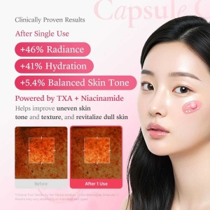 Medicube - TXA Niacinamide Capsule Cream - Crema de fata cu capsule hidratante, 55 g - Img 7