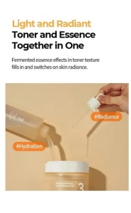 Numbuzin – No.3 Radiance Glowing Jumbo Essence Pad – Dischete faciale pentru luminozitate si hidratare – 70 buc - Img 6