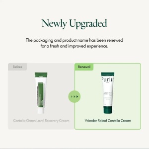 Purito Seoul - Wonder Releaf Centella Soothing Cream - Crema de fata calmanta cu extract de Centella Asiatica, 50 ml - Img 5