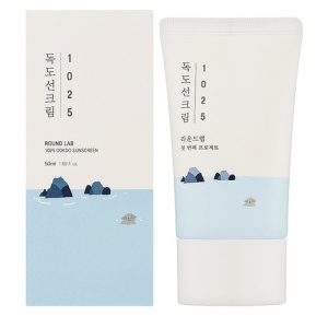 Round Lab - 1025 Dokdo Sunscreen SPF 50+ PA++++ – Cremă de protecție solară cu efect hidratant SPF 50