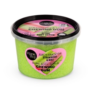 Scrub de corp Organic Shop cu capsuni si menta 250 ml