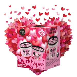 Set cadou Organic Shop With Love cu scrub de corp si body souffle - Img 8