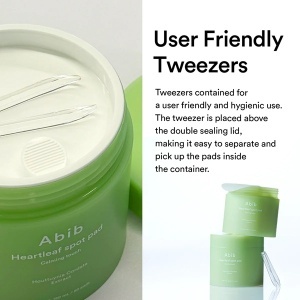 Abib - Heartleaf Spot Pad Calming Touch - Plasturi pentru față cu extract de Heartleaf - Img 3