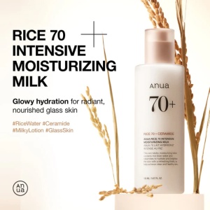 Anua - Rice 70 Intensive Moisturizing Milk - Lapte facial hidratant intensiv cu 70% apă de orez - Img 2