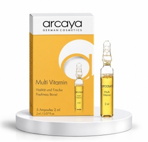 Arcaya Multi Vitamin - Fiole revitalizante cu vitaminele A, C, E, B6 si Provitamina B5, 5 buc x 2 ml