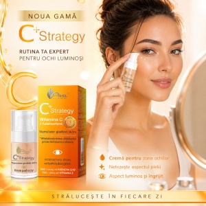 C+ Strategy Smooth Skin Stimulator - Crema pentru conturul ochilor cu Vitamina C + Astaxantina - Img 2