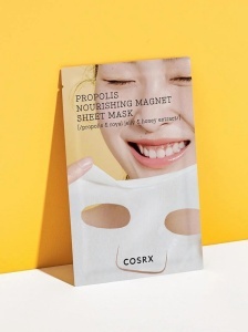 COSRX – Full Fit Propolis Nourishing Magnet Sheet Mask – Masca nutritiva cu propolis, miere si laptisor de matca - Img 4