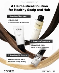 COSRX - PEPTIDE-132 Ultra Bonding Shampoo - Șampon fortifiant și reparator cu peptide, colagen și biotină - Img 10
