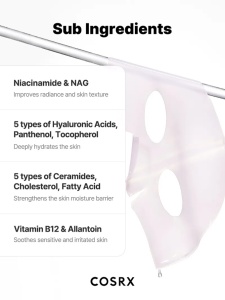 COSRX - Peptide Collagen Glow Hydrogel Mask - Masca cu peptide si colagen pentru hidratare si stralucire, set 3 buc - Img 14