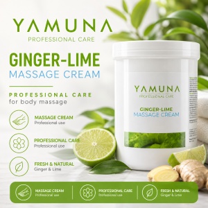 Crema masaj GHIMBIR & Lime – Yamuna 1000ML - Img 3