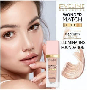 Fond de ten Eveline Wonder Match, SPF20 - 25 Sand Beige - Img 4