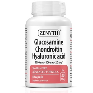 Glucosamine Chondroitin Hyaluronic Acid – 60 capsule – Zenyth