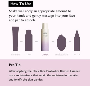 Haruharu Wonder - Black Rice Probiotics Barrier Soothing Essence - Esenta faciala cu probiotice si extract de orez, 120 ml - Img 6