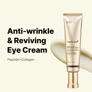 Medicube – Deep Lifting Peptide Eye Cream For Face – Crema fermitate pentru zona ochilor – 30 ml - Img 2