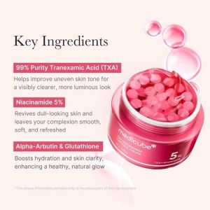 Medicube - TXA Niacinamide Capsule Cream - Crema de fata cu capsule hidratante, 55 g - Img 4