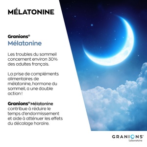 Melatonina 1mg, 60 capsule vegetale- Granions Franta - Img 3