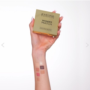 Paleta de conturare Eveline Wonder Match Eye & Face - Img 6