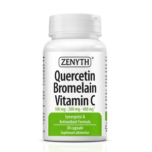 Quercetin + Bromelain + Vitamina C – 30 capsule – Zenyth