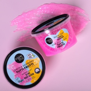 Scrub de corp Organic Shop Tutti Frutti cu lamaie si zmeura 250 ml - Img 4