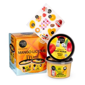 Set de ingrijire Organic Shop Mango-Licious Mood cu scrub de corp si body mousse - Img 3