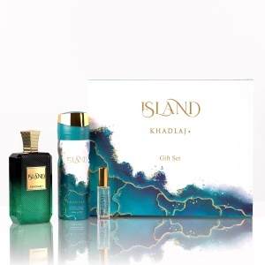 Set Khadlaj Island Extract Parfum 100ml+Body Spray 200ml+Extract Parfum 10ml - Img 2