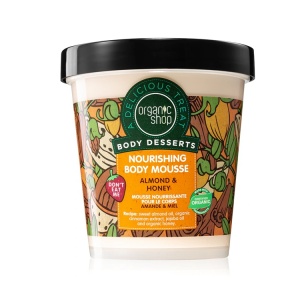 Spuma de corp Organic Shop cu ulei de migdale si miere organica 450 ml