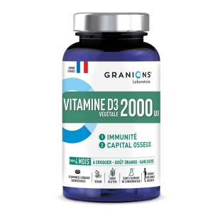 Vitamina D3 masticabila 30 capsule - Granions Franta