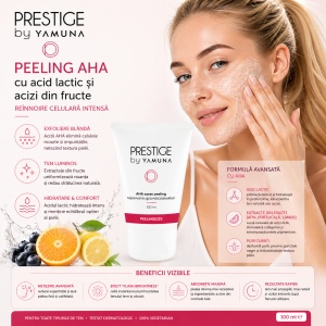 YAMUNA Prestige - Peeling AHA cu acid din fructe si acid lactic