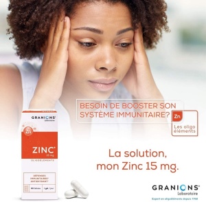 Zinc gluconat 15mg, 60 capsule - Granions Franta - Img 2