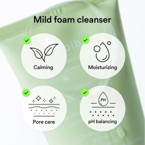 Abib - Acne Foam Cleanser Heartleaf - Spumă de curățare pentru ten acneic, cu Heartleaf - Img 2