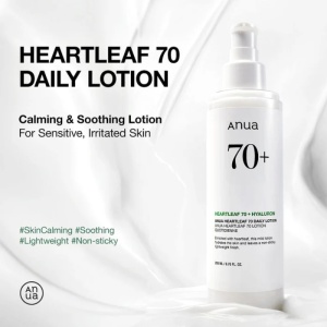 Anua - Heartleaf 70% Daily Lotion - Emulsie facială calmantă și hidratantă pentru uz zilnic - Img 2