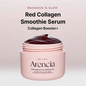 Arencia - Fresh Red Smoothie Serum 30 - Revitalizing Face Serum with Collagen - Ser revitalizant cu colagen, 50 g - Img 4