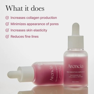 Arencia - Fresh Red Smoothie Serum 8 - Revitalizing Facial Serum - Ser revitalizant cu Niacinamide, 30 ml - Img 4