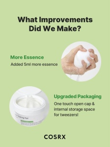 COSRX – One Step Green Hero Calming Pad – Dischete tonice calmante cu textura dubla pentru ten sensibil - Img 10