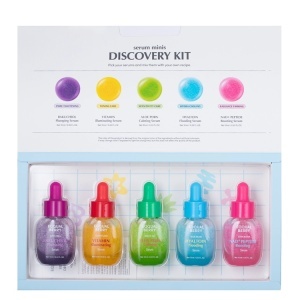 EQQUALBERRY – Serum Minis Discovery Kit – Set 5 seruri mini pentru fata – 5 x 10 ml