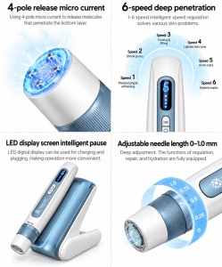 Hydra Pen H5 wireless cu EMS si rezervor pentru solutie - Img 3