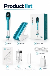 Hydra Pen H6 wireless cu rezervor pentru ser, sistem de dozare si fototerapie LED - Img 8