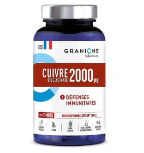 LGN Cupru bisglicinat 2000 mcg 60 capsule - Granions Franta