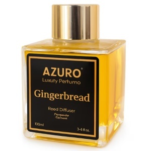 Odorizant camera Azuro Gingerbread, difuzor cu betisoare, 100 ml