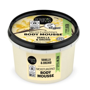 Spuma de corp Organic Shop cu vanilie si orhidee 250 ml