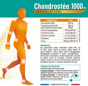 Supliment Lichid pentru articulatii cu absorbtie ridicata Chondrosteo - Granions Franta - Img 5