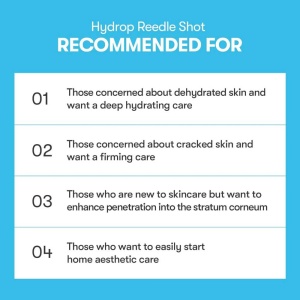 VT Cosmetics - Hydrop Reedle Shot 700hL - Ser booster facial cu microace pentru hidratare intensă, fermitate și regenerare - Img 5