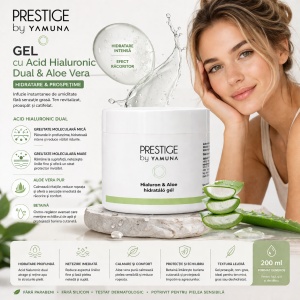 YAMUNA Prestige – Gel pentru hidratare cu acid hialuronic si aloe vera