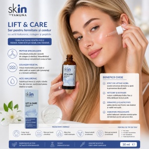 YAMUNA skIN – Lift & Care - ser pentru fermitate cu acid hialuronic, colagen si peptide