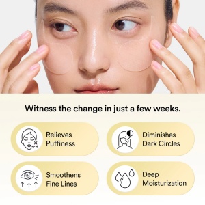 Abib - Collagen Eye Patch Jericho Rose Jelly - Plasturi pentru ochi cu colagen pentru hidratare și reducerea cearcănelor - Img 8